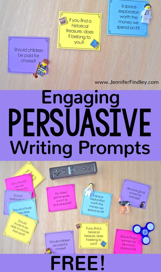 Engaging Persuasive Writing Prompts Free Download 