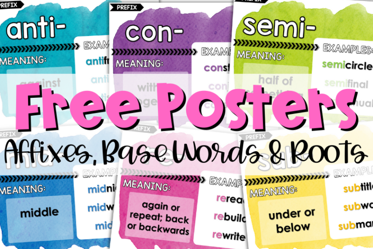 Using Word Matrix Activities To Increase Vocabulary Free Posters