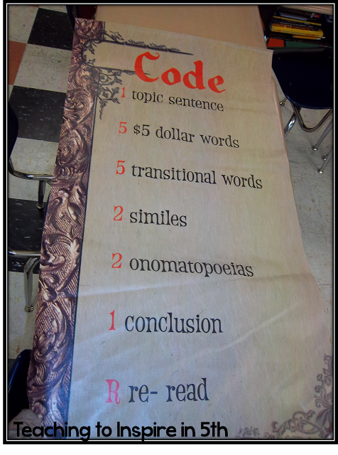 6 Traits Writing and a Secret Code!