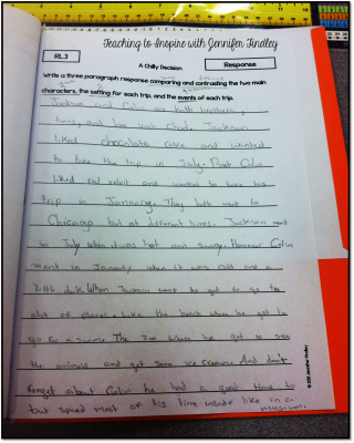 Close Reading Constructed Response