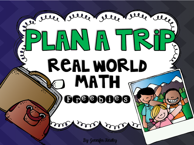 Math is Real Life - Plan a Trip: Freebies!