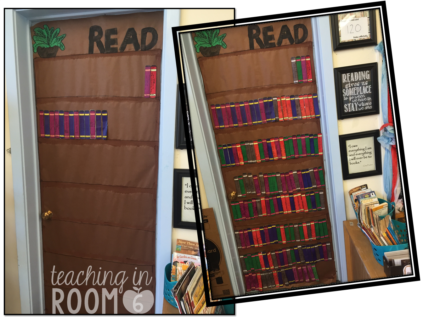 Book Display Door - Ways to Share What Students Are Reading