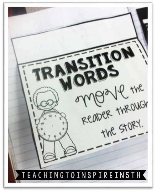 transitional words for narrative essays