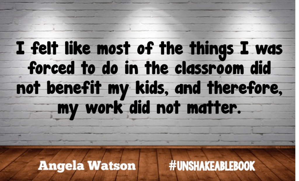 Unshakeable: 20 Ways to Enjoy Teaching Every Day