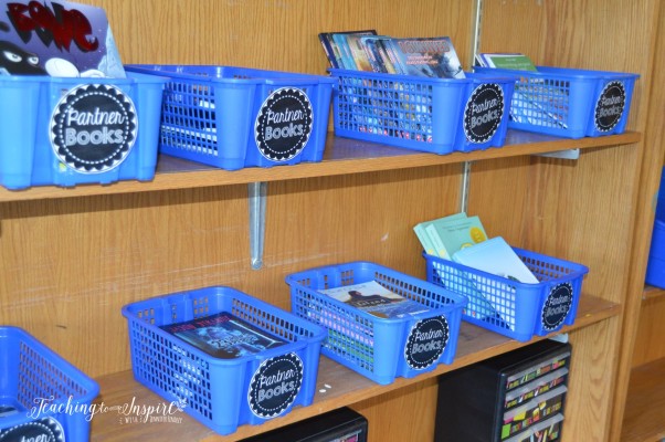 Partner reading is a great way to get your students reading and sharing their ideas in an authentic manner. Read more about one teacher uses partner reading and grab some free book basket labels.