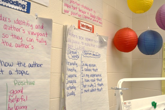 Read this post for tips for organizing anchor charts in upper elementary grades. These tips help minimize your wall space and maximize student use of the anchor charts.