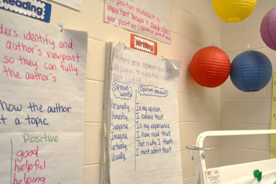 Anchor Chart Storage Rack