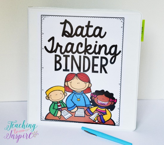 FREE binder covers and spines for data tracking binders.