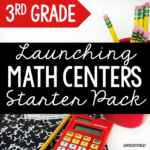 FREE Launching Math Centers Starter Pack for 3rd Grade