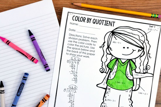 Engaging color by number activities are perfect to leave for sub days. Read more substitute tips on this post.