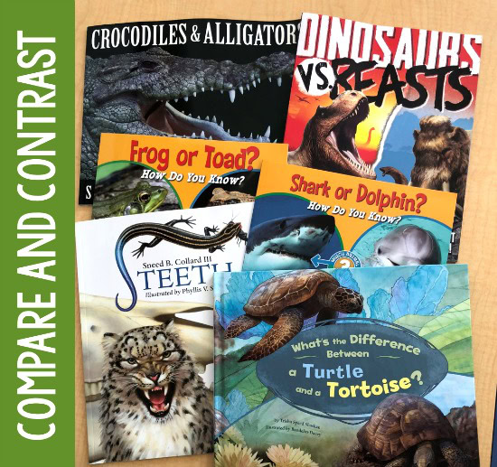 Check out this post for informational text structure mentor texts and read alouds for teaching text structure. The post also includes tips for introducing and teaching text structure to upper elementary students.