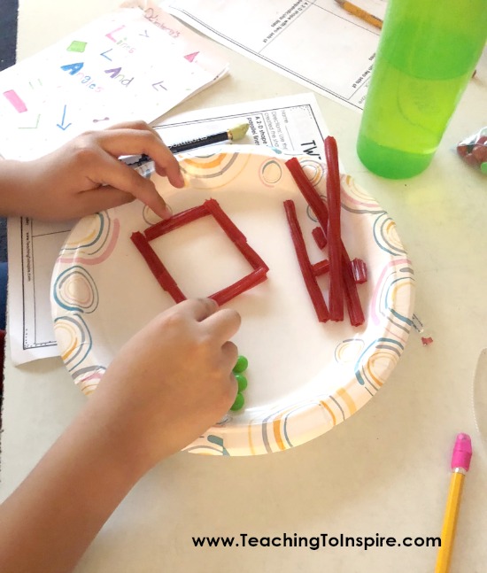 Teaching lines and angles? Check out this engaging activity using Twizzlers and Skittles! Read the details and grab all of the printables for free on this post.