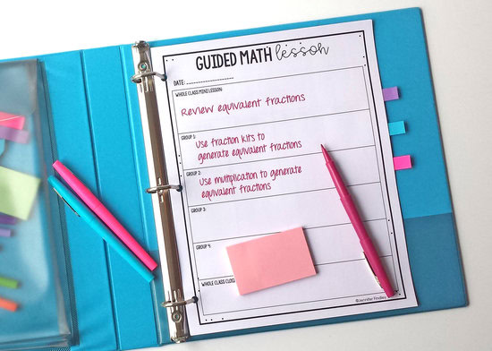 Want to maximize your small group math instruction? Check out this post for free planning forms and tips to help you plan your small group instruction in math.