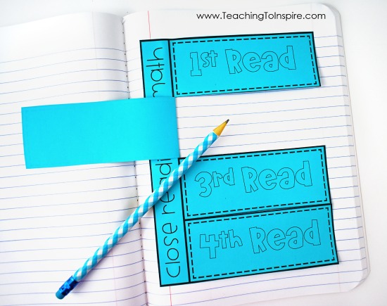 Close reading in math can be used to help students with tricky word problems, constructed response math tasks, or multi-part problems. Read more and grab some free close reading printables for math on this post.