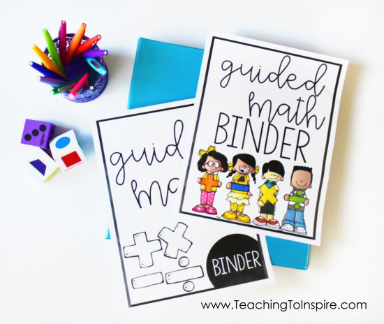 Get (and keep) your guided math instruction organized and running efficiently with these FREE guided math binder forms!