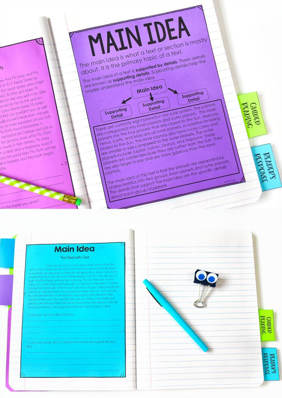 Reading notebooks are a great way to anchor your students’ learning. Click through to read more about how a 5th grade teacher uses reading notebooks in her classroom.