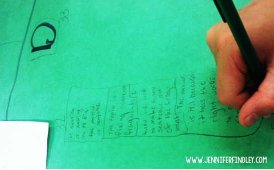This test prep activity is a spin-off on a graffiti activity. It has the students working with multiple partners to analyze questions and even compare and contrast each other’s work.