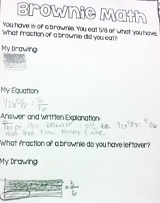 FREE multiplying and dividing fractions with snacks printables! This engaging lesson involves snacks and has the students solving word problems that involve multiplying and dividing fractions.