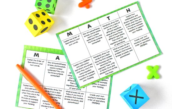 Math choice boards are the perfect way to keep your early finisher's engaged and busy during guided math centers. Grab some free ones on this post!