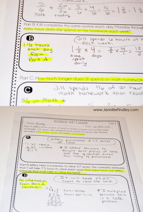Multi part word problems can be just as tricky (if not trickier) than multi step word problems. Check out this post for tips and a free printable to help your students tackle rigorous word problems and constructed response math tasks that have multiple parts.
