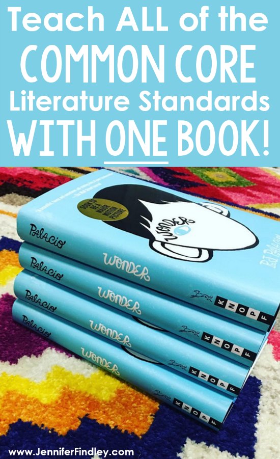 Wonder is my go-to read aloud for teaching all of the common core literature standards. Read this post to get all the details about why Wonder is perfect for teaching 5th grade common core reading standards.