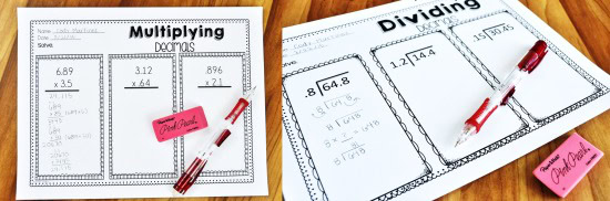 This post shares a look at a must-have resource for teaching 5th grade decimals.