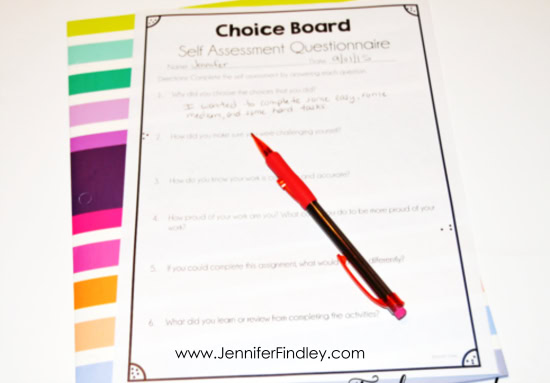 Do you use choice boards to differentiate and engage your students? If so, grab these FREE choice board scoring resources to help you and your students assess the work.