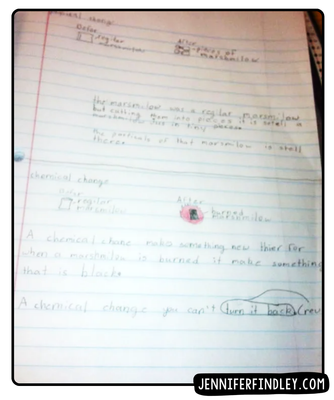 Low Prep Physical and Chemical Changes Activity with a Fall or Halloween Theme