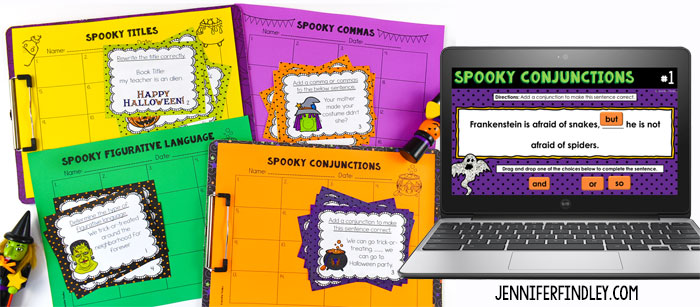 Embrace your students’ excitement about Halloween with these Halloween activities for grades 4-5, including math, science, and reading! Freebies included!