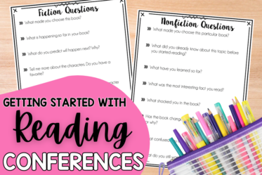 One of my favorite parts of reading is independent reading conferences. This post shares ideas and free forms to help get you started.