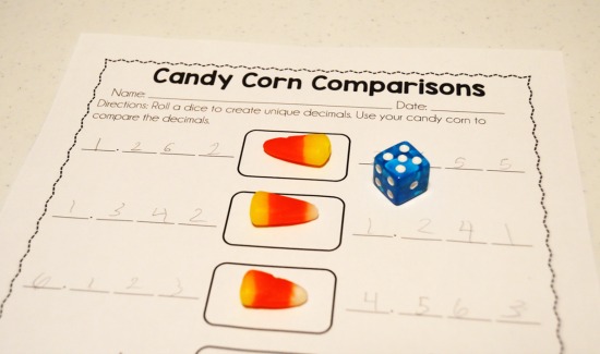 FREE Candy Corn Math Activity for grades 4-5!