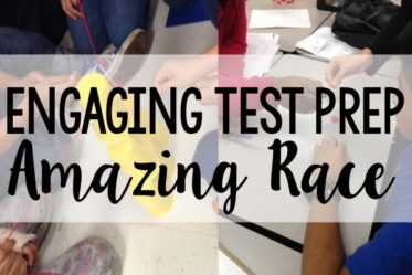 Amazing Race challenges are a super engaging way to review before state assessments. Click through to read more about this fun test prep activity that works with any subject area or skill.