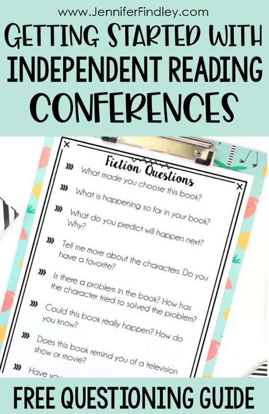 One of my favorite parts of reading is independent reading conferences. This post shares ideas and free forms to help get you started.