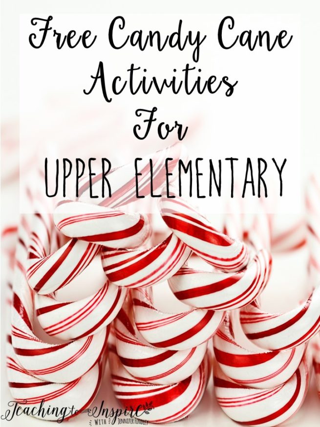 Candy Cane Activities for Upper Elementary {Free} - Teaching with ...