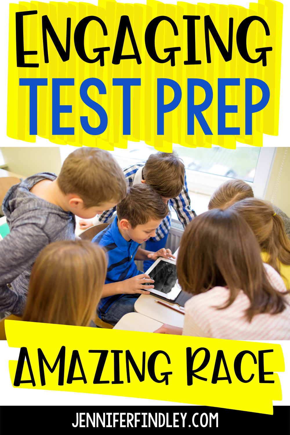 Amazing Race challenges are a super engaging way to review before state assessments. Click through to read more about this fun test prep activity that works with any subject area or skill.