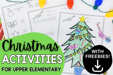Embrace your students’ excitement about Christmas with these Christmas activities for grades 4-5, including math, science, and reading! Freebies included!