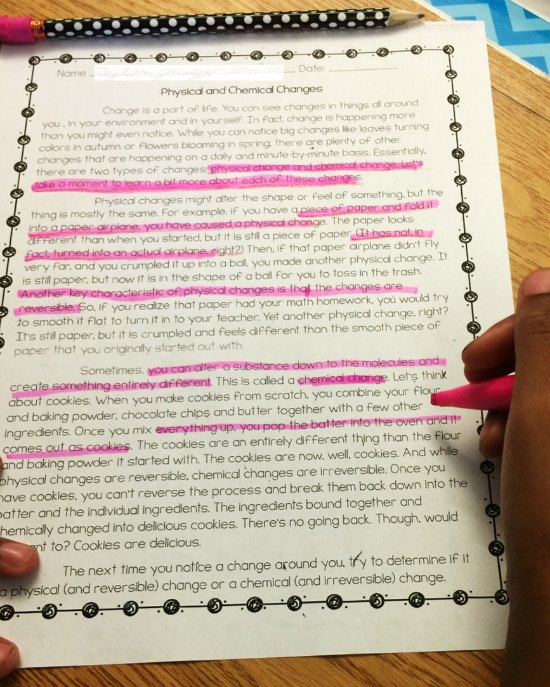 FREE science close reading passage! Read more tips for how to implement close reading in science on this post.