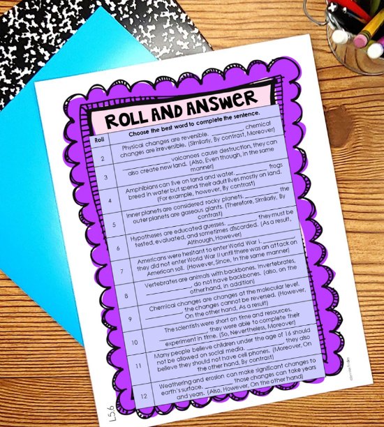 FREE 5th grade language partner center! Language and grammar instruction can get routine and monotonous very easily. Read about four ways to easily gamify your language instruction and grab a freebie!