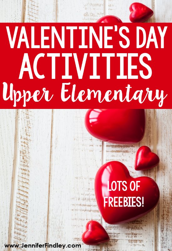 valentine's day activities for upper elementary  teaching