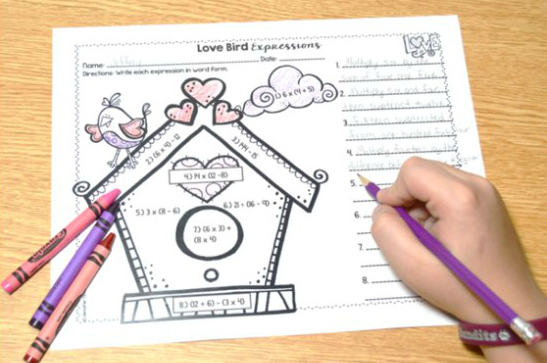 Valentine's Day Math Centers for 5th Grade! Click through to read more and get even more Valentine's Day activities and freebies for 4th and 5th graders!