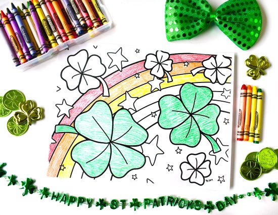 FREE St. Patrick's Day Coloring Page! St. Patrick’s Day activities for 4th and 5th graders! Engage your 4th and 5th graders during March with these engaging St. Patrick’s Day activities and freebies.