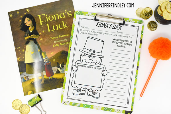 St. Patrick's Day read alouds for 4th and 5th graders with free reading activities and printables!