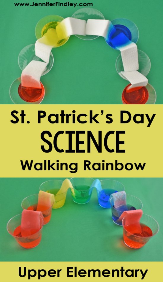 The Walking Rainbow demonstration is a perfect St. Patrick's Day science activity. Get all the details including a free reading passage on this post.