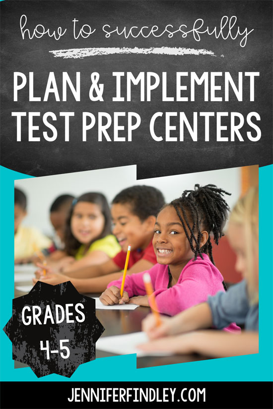 Want to implement test prep beyond whole group reviews? This blog post breaks down how one teacher plans and uses test prep centers to review before end of year testing.