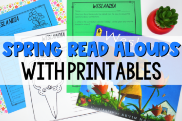 These spring read alouds are perfect for upper elementary grades. This post shares free reading activities for each read aloud. The free reading activities cover several key reading skills for 4th and 5th grade using the spring picture books.