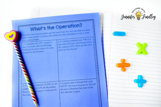 Help your students master word problems (without using key words) with this lesson idea and free printables that teach students to understand word problems conceptually.