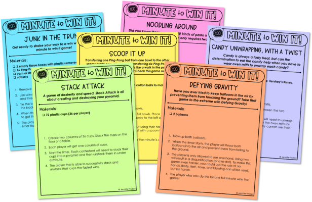 Looking for ways to instantly engage your students? Minute-to-Win-It games are the answer! Discover free activity ideas and instructions!