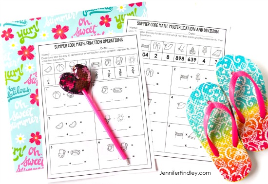 No prep end of the year math printables and activities for the final month of school! Read more ideas for end of the year activities on this post, including a few freebies!