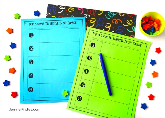 Students love giving advice! Let them share the top ways to survive or thrive in their grade level with these free end of the year printables.