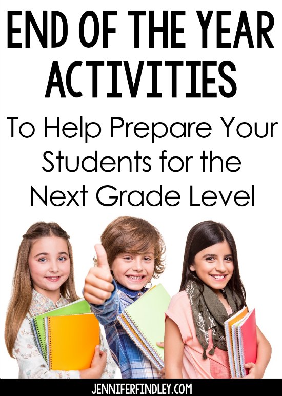 This post shares several engaging end of the year activities that help prepare students for the next grade level. Several freebies on this post.